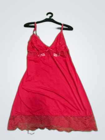 Love to Lounge Red Lace Slip Dress