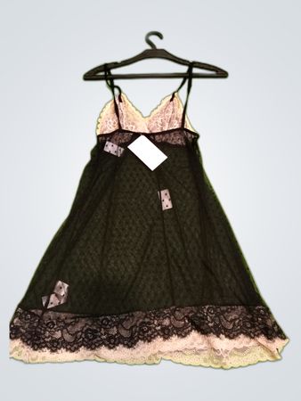 Black Lace Slip Dress
