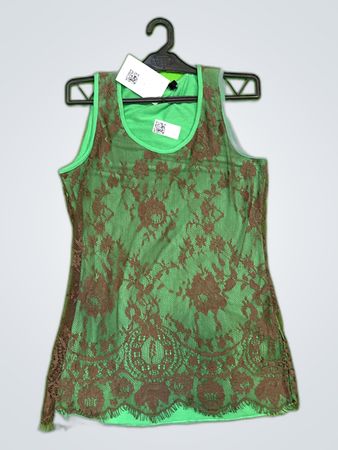 Green Lace Top
