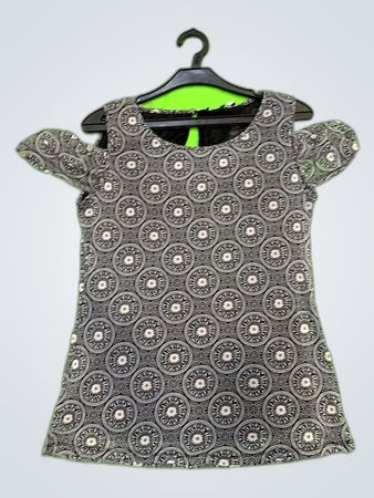 Comma Printed Off-Shoulder Blouse