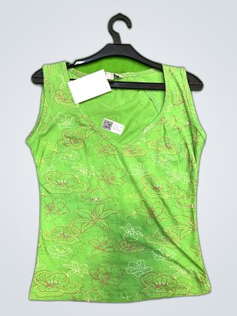 TCM Green Floral Tank Top