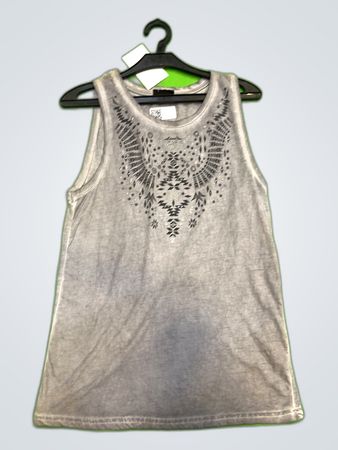 J Nina Embroidered Sleeveless Tank Top
