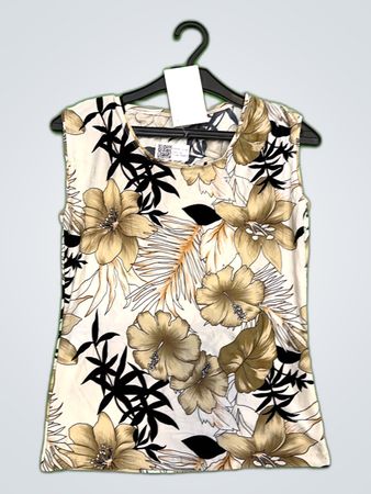 Unbranded Floral Print Sleeveless Tank Top
