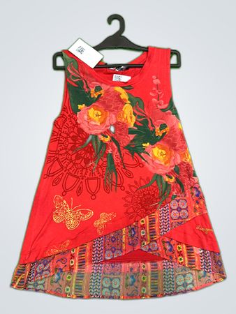 Desigual Printed Sleeveless Mini Dress
