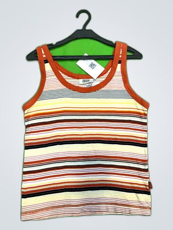 Cecil Striped Sleeveless Tank Top
