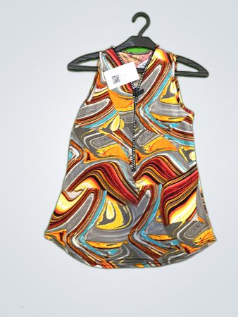 Unbranded mehrfarbiges abstraktes Druck-Minikleid