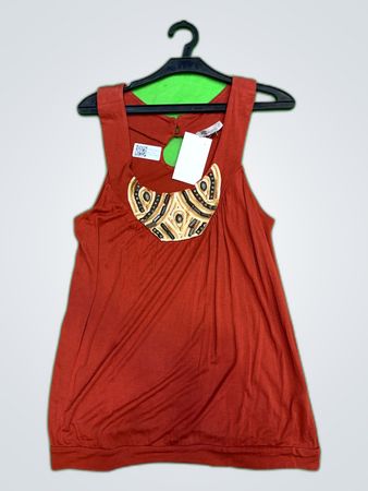 K Woman Embroidered Tank Top