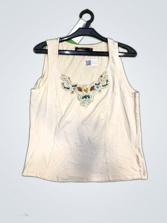 London Embroidered Sleeveless Blouse