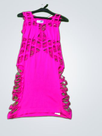 Pink Fringed Dress