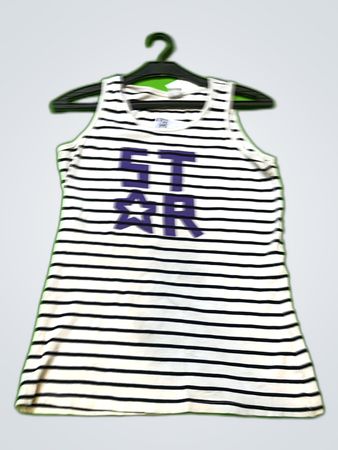 Rococopiano Striped Graphic Tank Top