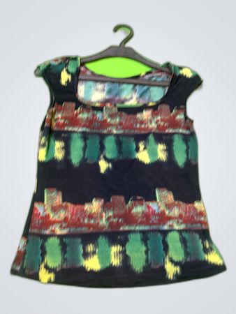 Unbranded Printed Sleeveless Blouse