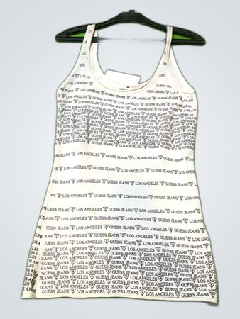 Guess Logo Print Tank Top