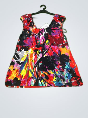 Unbranded Printed Sleeveless Mini Dress