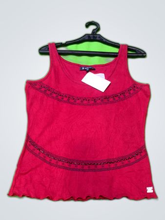 Red Women's Tank Top