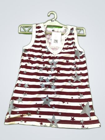 Unbranded Graphic Striped Tank Top