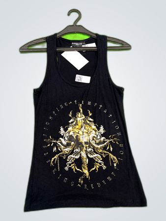 Richmond and Finch Black Graphic Tank Top