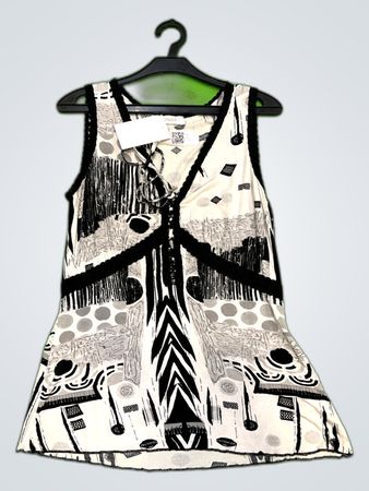 Bonita Printed Sleeveless Blouse
