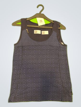 Unbranded Geometric Print Sleeveless Tank Top
