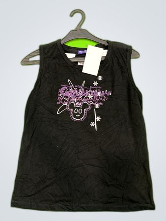 Miss Shilly Black Mickey Mouse Graphic Tank Top