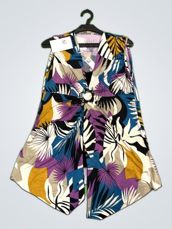 Unbranded Printed Sleeveless Blouse