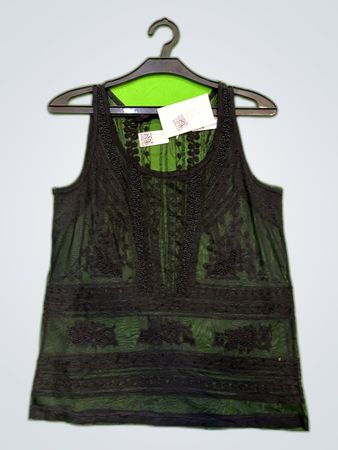 Black Lace Camisole Top
