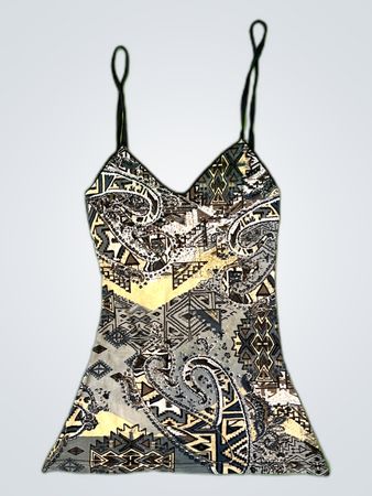 Salva Patterned Tank Top
