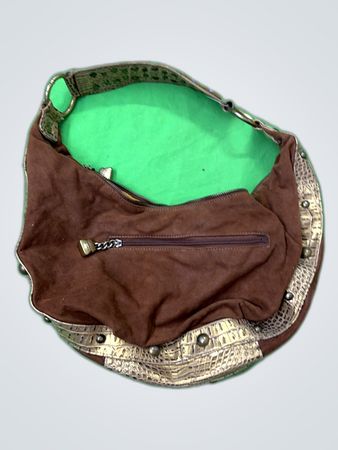 Brown Leather Shoulder Bag
