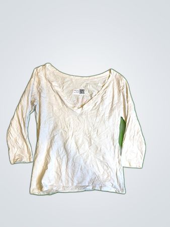 Vintage Long Sleeve Top with Heart Design