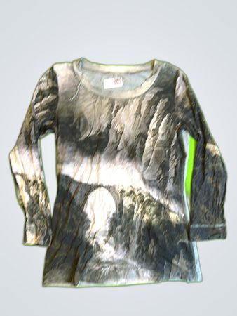 Camo Print Long Sleeve Shirt