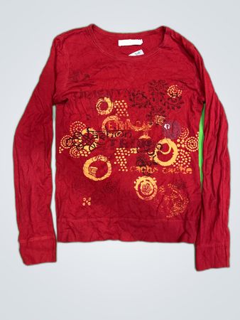 Goochie Goochie Long Sleeve Red Shirt