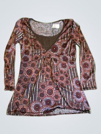 Long Sleeve Printed Top