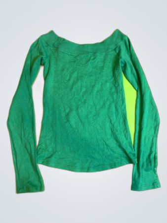Green Long-Sleeve Top