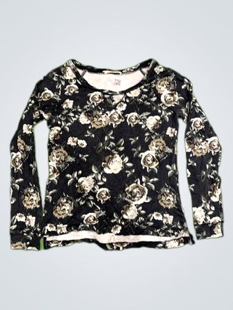 Camateu Floral Long Sleeve Top