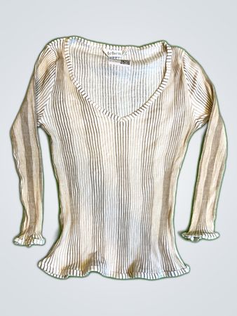 tehen Striped Long Sleeve Top