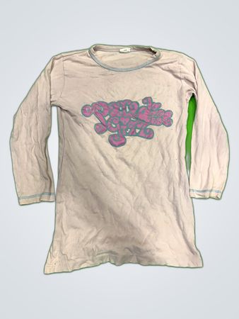 Pink Graphic Long Sleeve Shirt