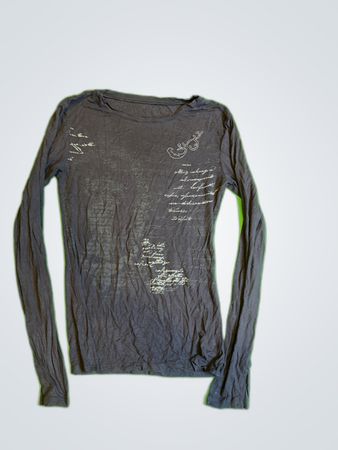 Gray Long-Sleeve Shirt