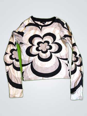 Long-Sleeve Floral Graphic Shirt