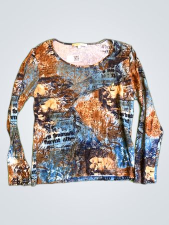 Diesel Printed Long Sleeve Top