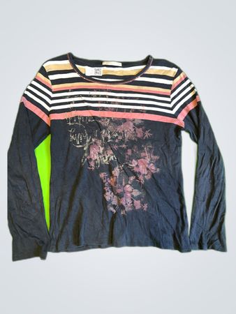Armand Thierry Striped Long-Sleeve Top