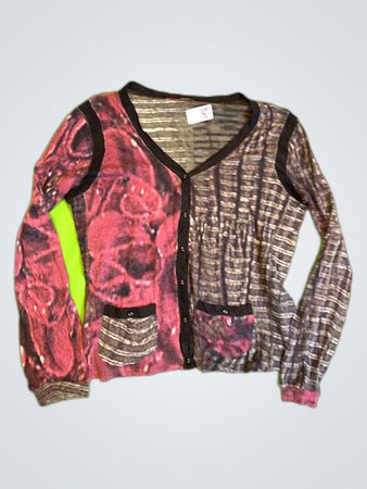 Mescallino Multicolor V-Neck Cardigan
