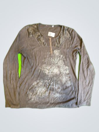 Brown Long-Sleeve Shirt