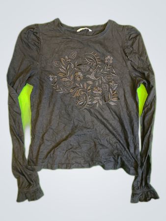 Camaieu Embroidered Long Sleeve Top