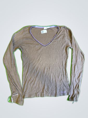Brown Long-Sleeve Shirt