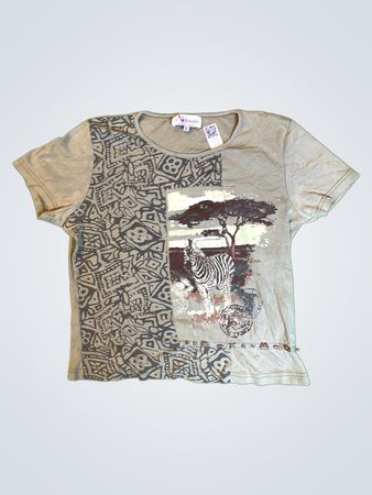 Affinités Armand Thierry Zebra Graphic T-Shirt