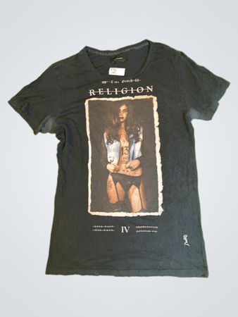 Religion Graphic T-Shirt Black