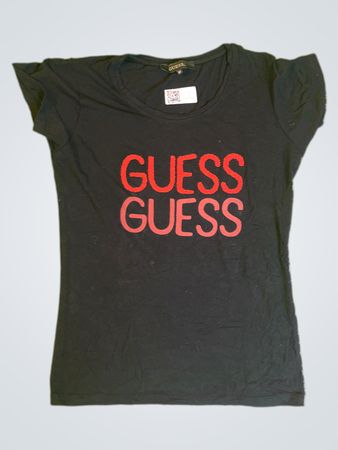 Guess Black Graphic T-Shirt