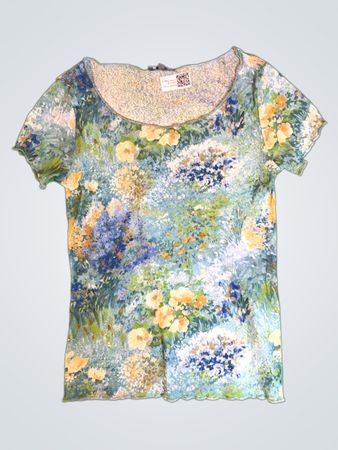Per Una Floral Print Short Sleeve Blouse