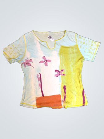 Blouse with Butterfly Design