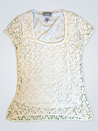Wallis White Crochet Top