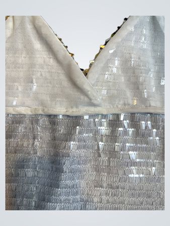 Upcycled Sequin Top